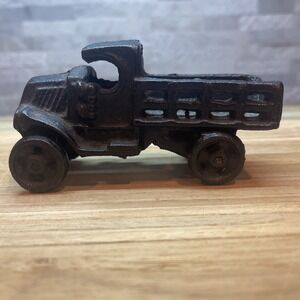 Vtg 4.75 AC Williams MACK‎ Stake Truck Cast Iron Toy Man Cave Kenton Arcade ASIS